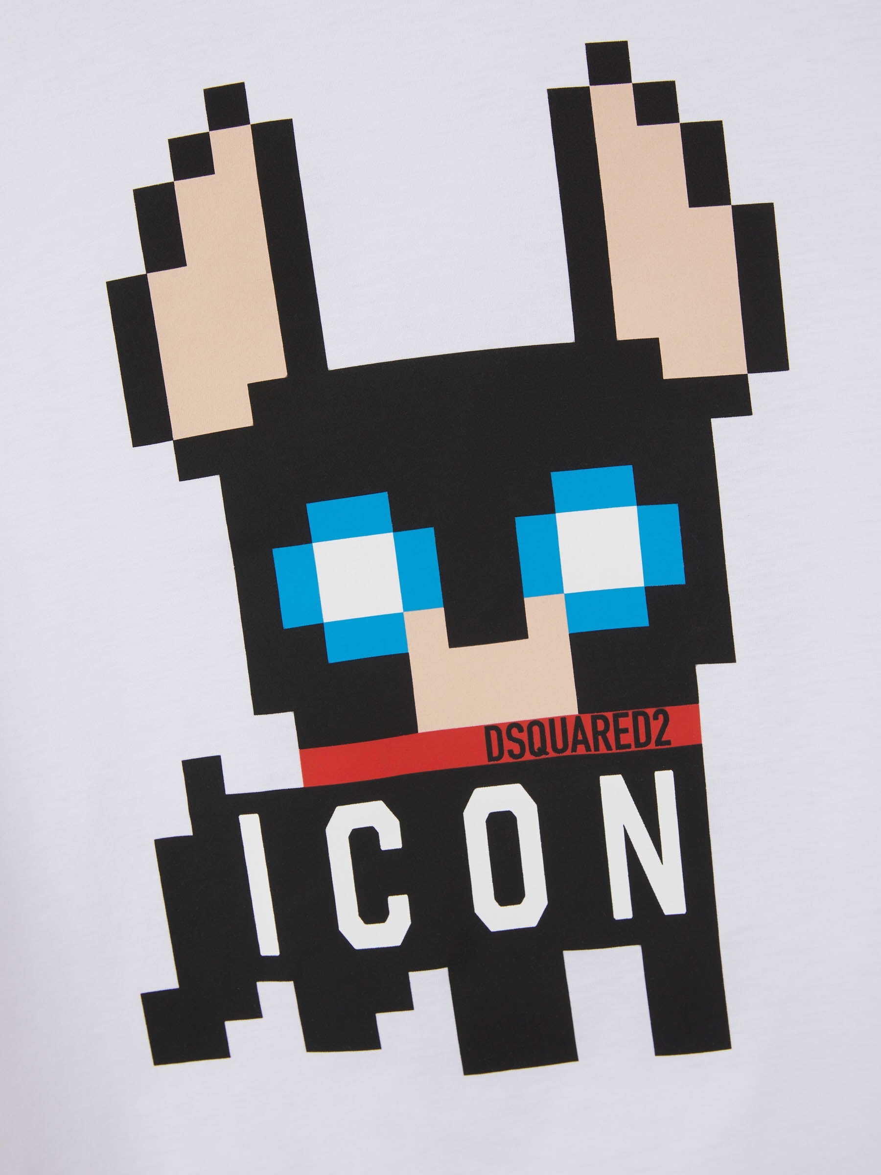 Outlet online Dsquared2 Hombre Camiseta Gráfico Estampado color Blanco sku 553-003385 01 - Foto 4