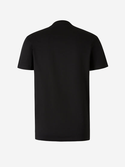 Outlet online Dsquared2 Hombre Camiseta Logo Lettering color Negro sku 553-003386 01 - Foto 4