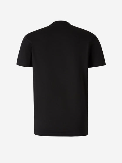 Outlet online Dsquared2 Hombre Camiseta Logo Lettering color Negro sku 553-003387 01 - Foto 4