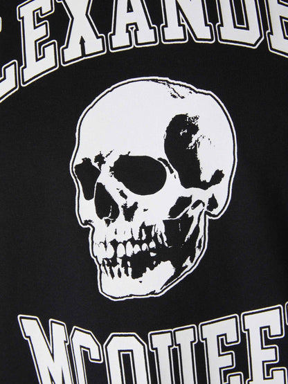 Outlet online Alexander McQueen Hombre Camiseta Gráfico Calavera color Blanco sku 553-003400 02 - Foto 8