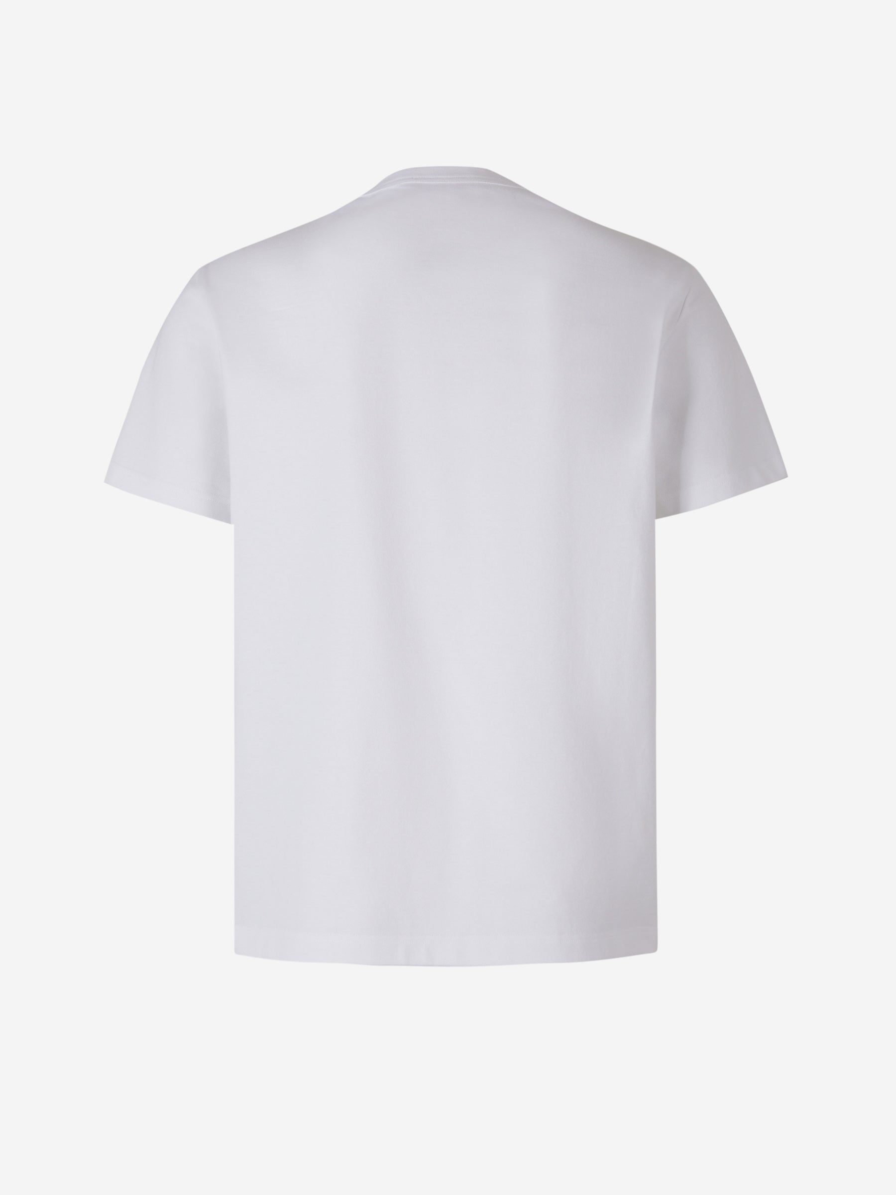 Outlet online Alexander McQueen Hombre Camiseta Gráfico Calavera color Blanco sku 553-003400 02 - Foto 2
