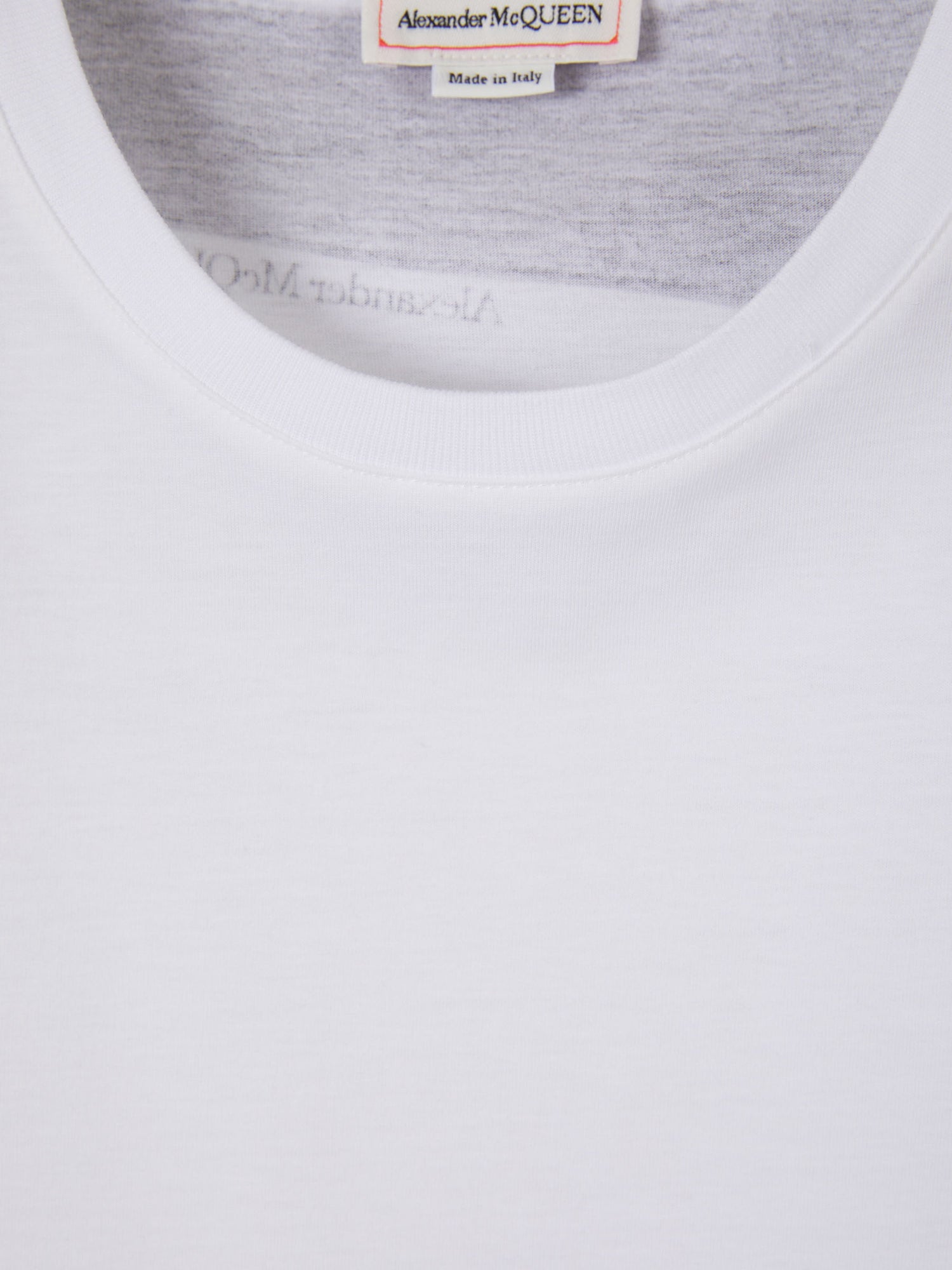 Outlet online Alexander McQueen Hombre Camiseta Gráfico Arnés color Blanco sku 553-003401 01 - Foto 3