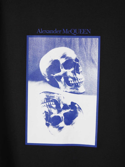 Outlet online McQueen Hombre Camiseta Gráfico Calavera color Negro sku 553-003402 01 - Foto 4