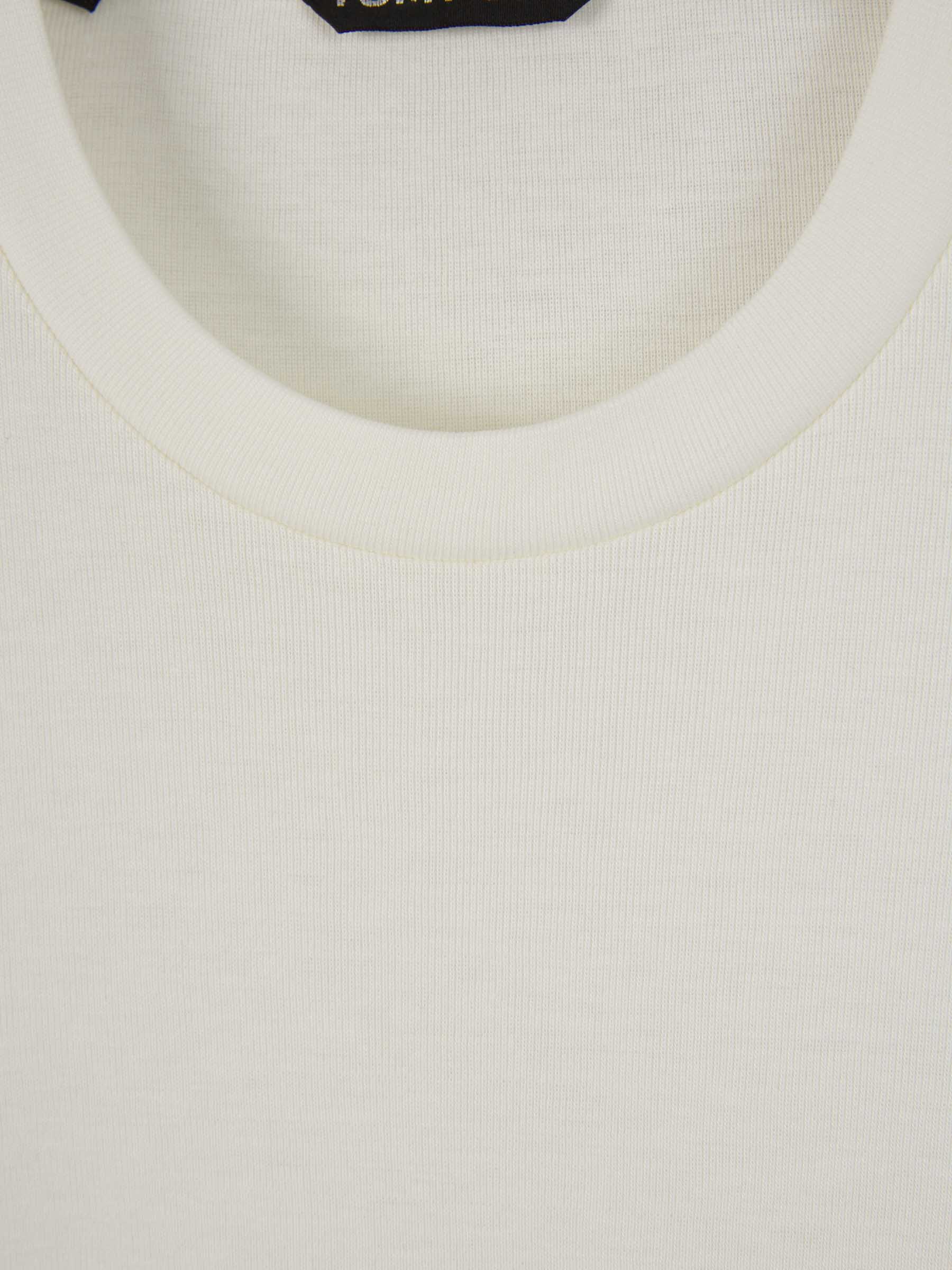 Tom Ford Hombre Barcelona Camiseta Canalé Lyocell color Blanco sku 553-003568 01 - Foto 3