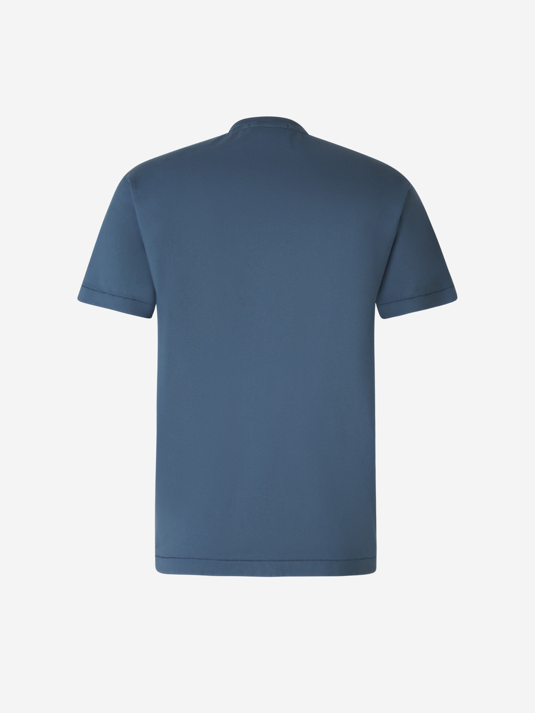 Outlet online Stone Island Hombre Camiseta Logo Algodón color Azul sku 553-003681 02 - Foto 2