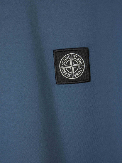 Outlet online Stone Island Hombre Camiseta Logo Algodón color Azul sku 553-003681 02 - Foto 4