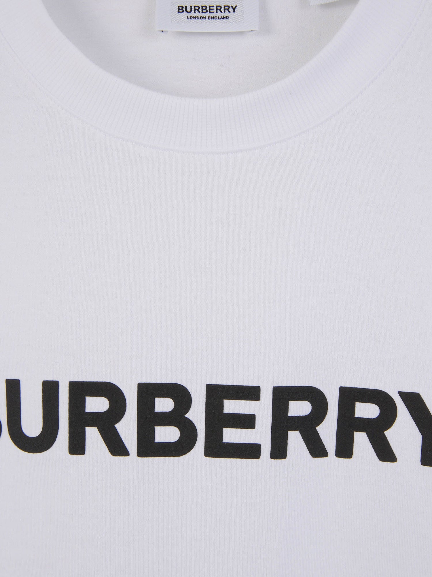 Outlet online Burberry Hombre Camiseta Logo Algodón color Blanco sku 553-003744 01 - Foto 3