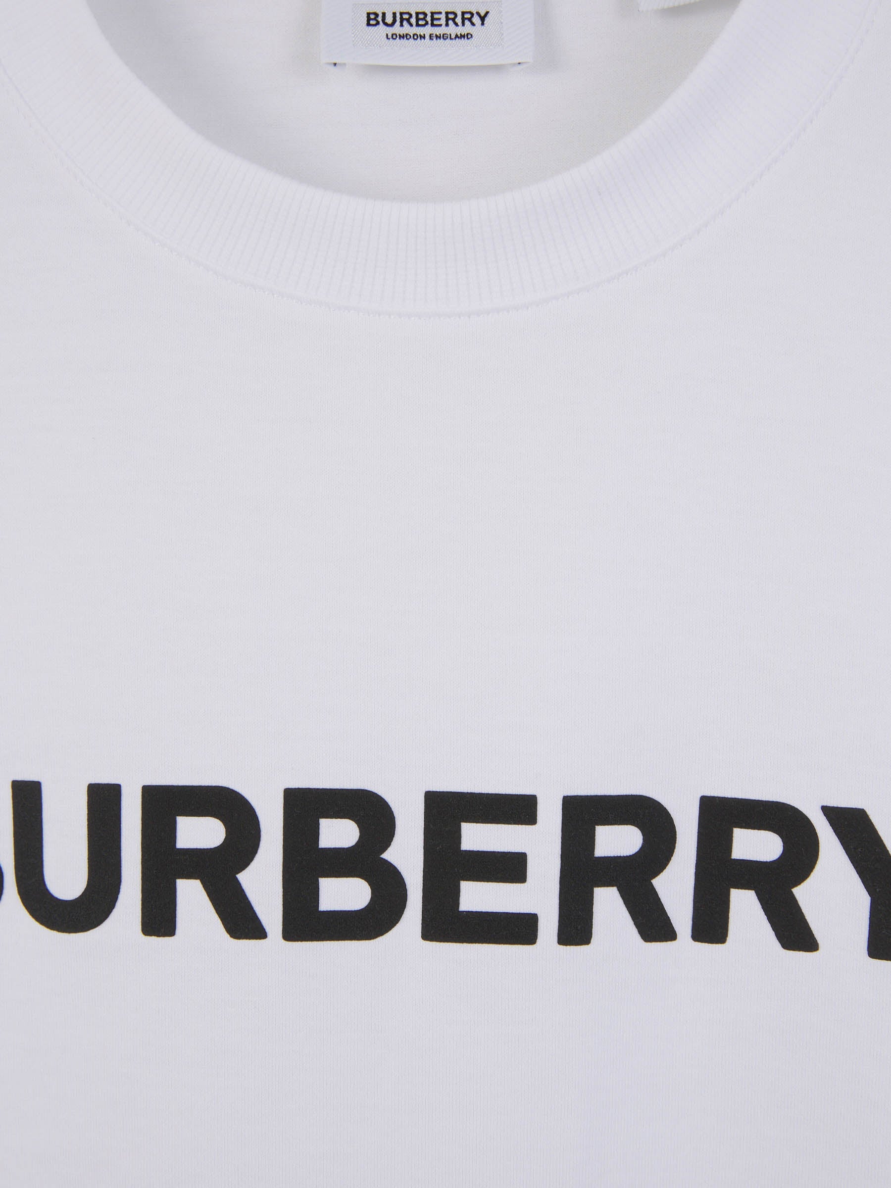Outlet online Burberry Hombre Camiseta Logo Algodón color Blanco sku 553-003744 01 - Foto 3