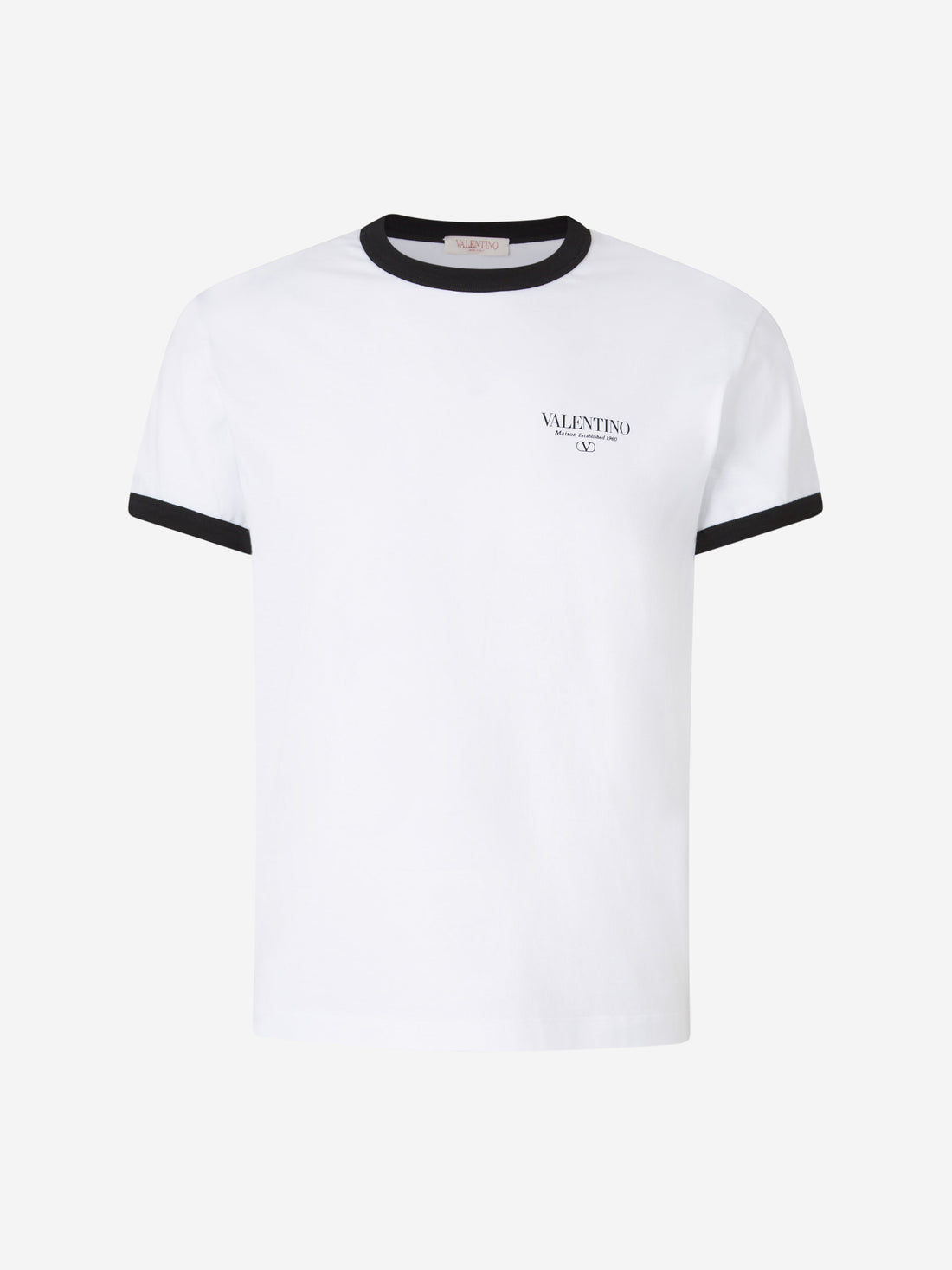 Valentino Hombre Barcelona Camiseta Logo Contraste color Blanco sku 553-003755 01 - Foto 1