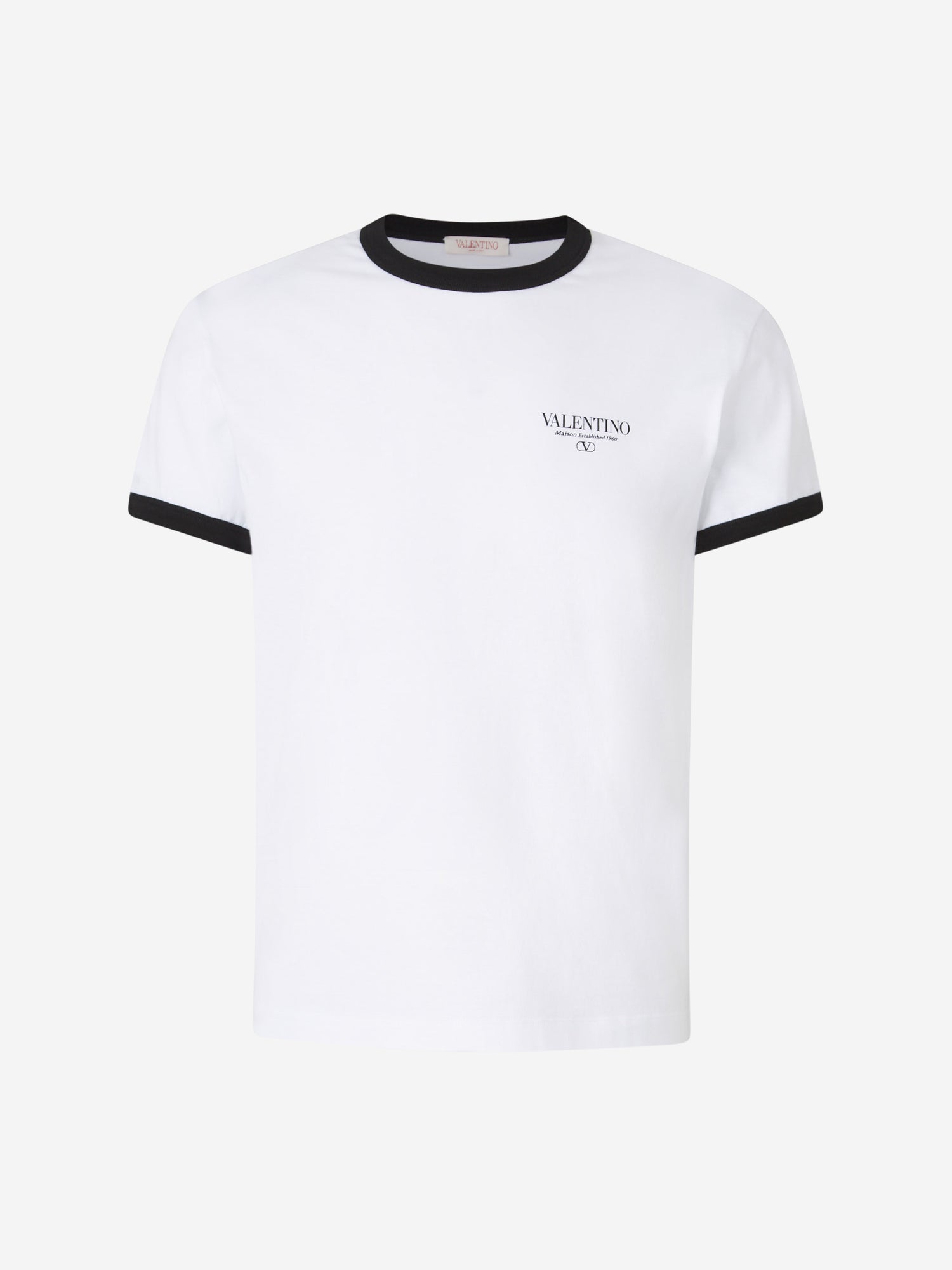 Valentino Hombre Barcelona Camiseta Logo Contraste color Blanco sku 553-003755 01 - Foto 1