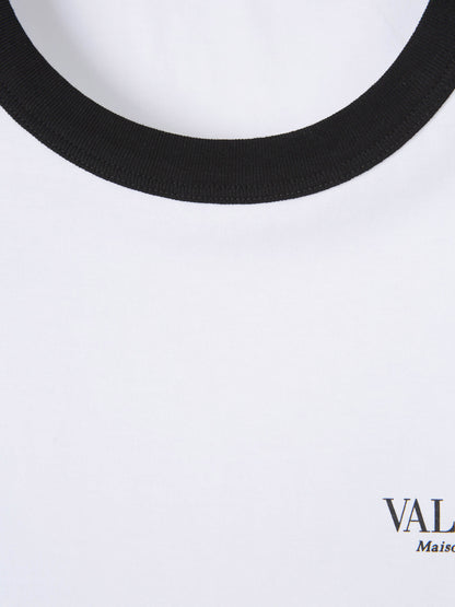 Valentino Hombre Barcelona Camiseta Logo Contraste color Blanco sku 553-003755 01 - Foto 3