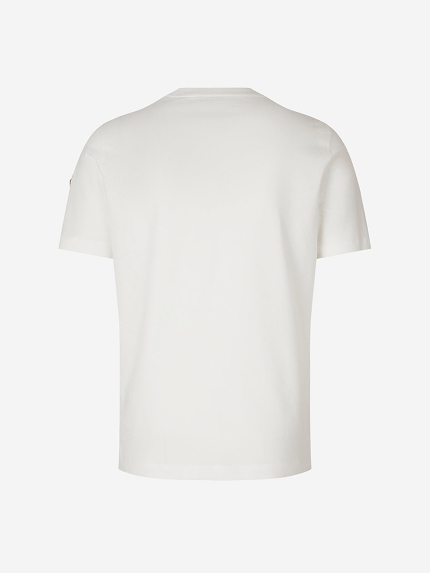 Moncler Hombre Barcelona Camiseta Logo Algodón color Blanco sku 553-003782 01 - Foto 3