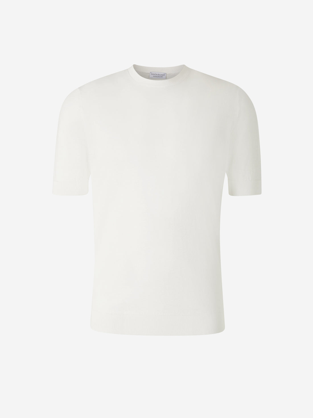 Outlet online Santa Eulalia Hombre Camiseta Punto Algodón color Blanco sku 553-003865 01 - Foto 1