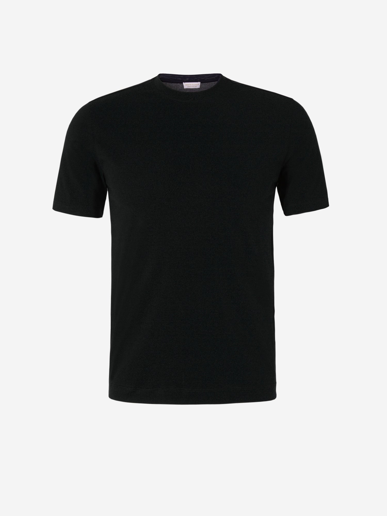 Outlet online Santa Eulalia Hombre Camiseta Lisa Algodón color Negro sku 553-003923 01 - Foto 1