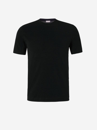 Outlet online Santa Eulalia Hombre Camiseta Lisa Algodón color Negro sku 553-003923 01 - Foto 1