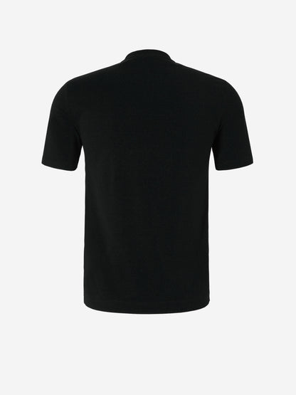 Outlet online Santa Eulalia Hombre Camiseta Lisa Algodón color Negro sku 553-003923 01 - Foto 2