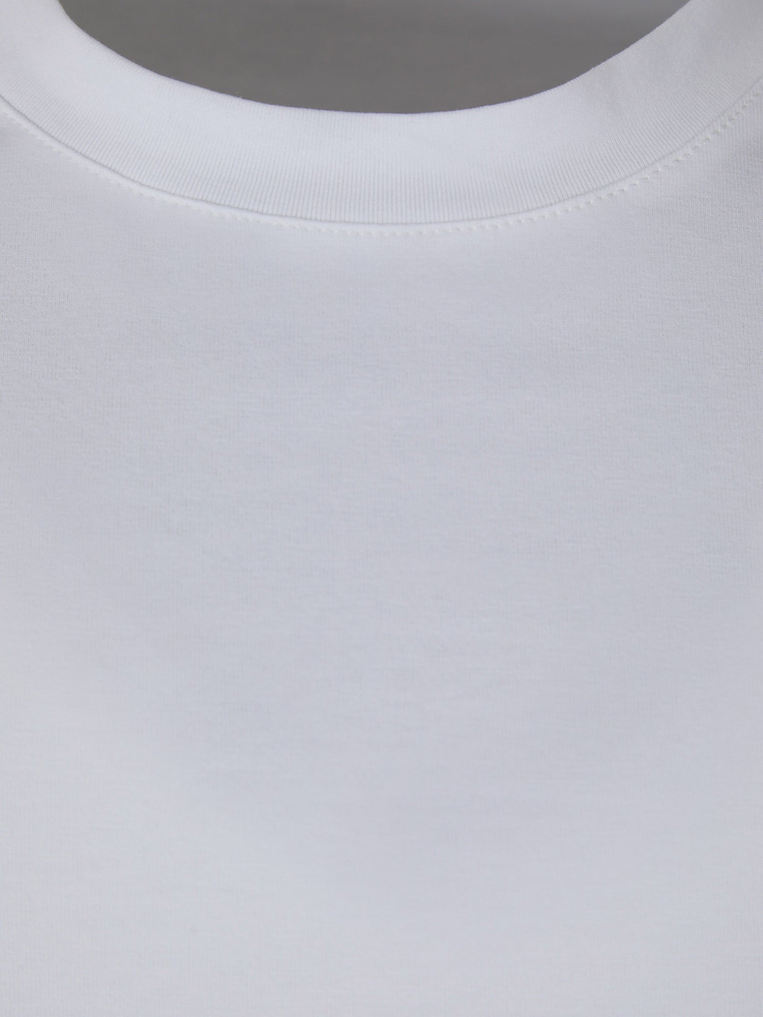 Outlet online Santa Eulalia Hombre Camiseta Lisa Algodón color Blanco sku 553-003923 02 - Foto 3