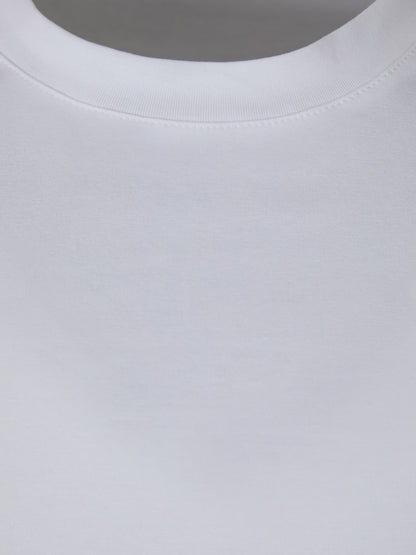 Outlet online Santa Eulalia Hombre Camiseta Lisa Algodón color Blanco sku 553-003923 02 - Foto 3