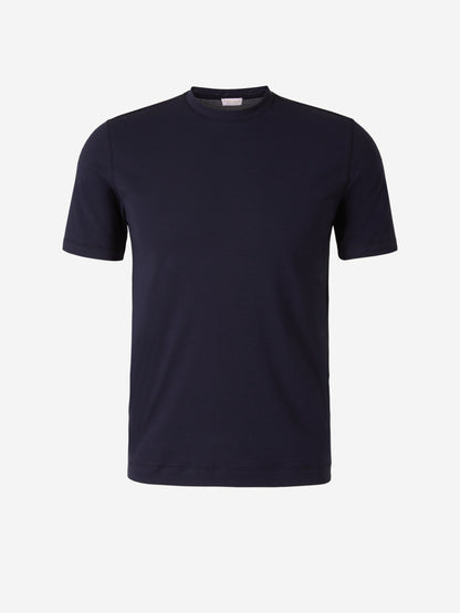 Outlet online Santa Eulalia Hombre Camiseta Lisa Algodón color Azul Marino sku 553-003923 03 - Foto 1