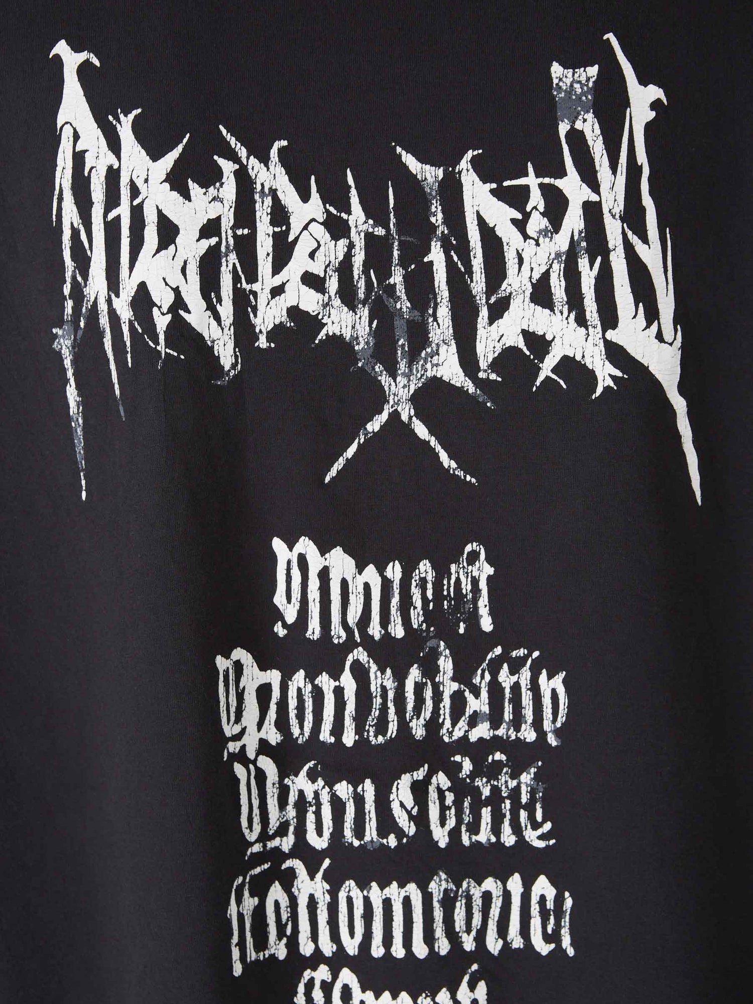 Outlet online Balenciaga Hombre Camiseta Oversized Logo color Negro sku 553-003972 01 - Foto 4