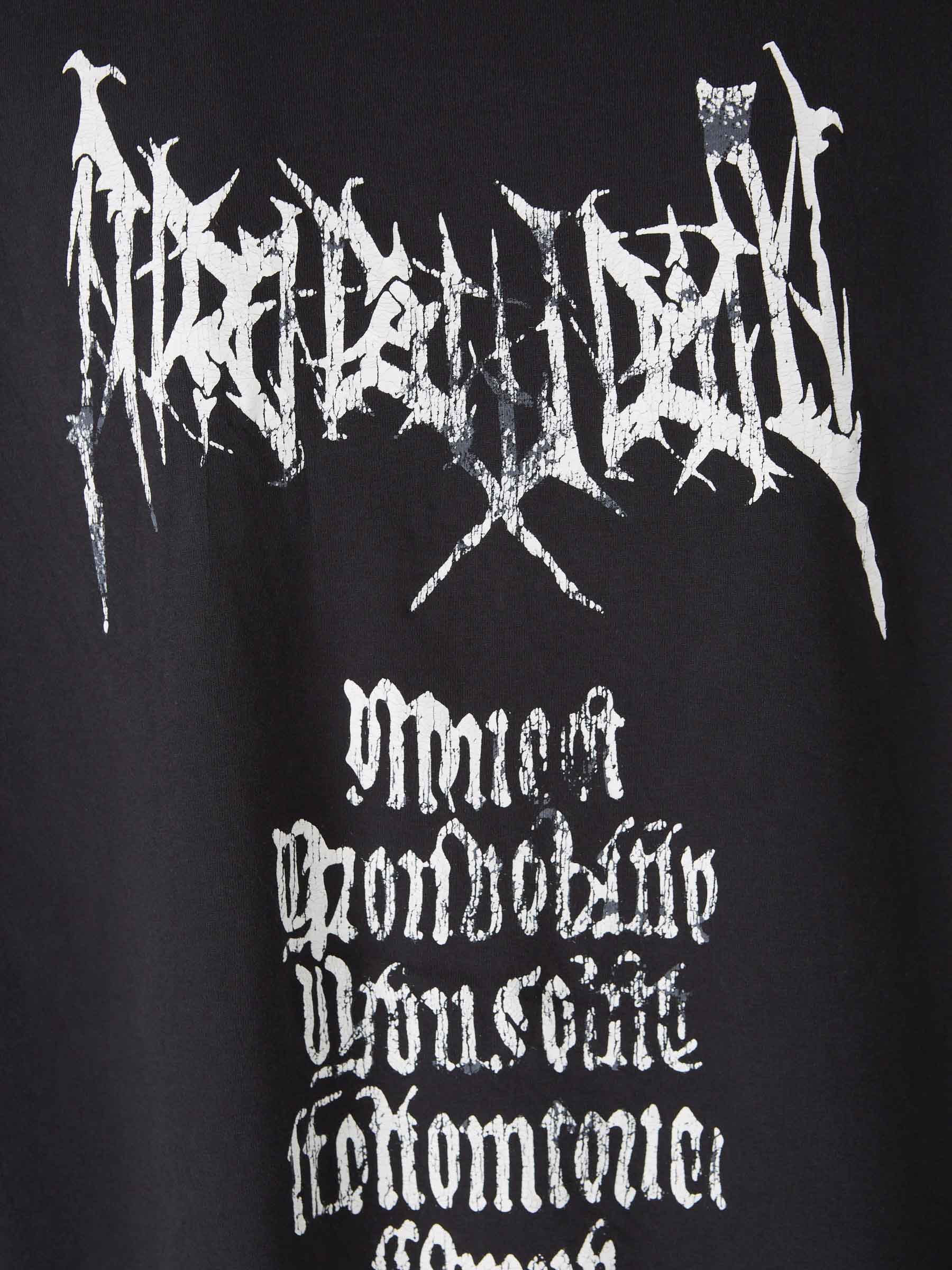 Outlet online Balenciaga Hombre Camiseta Oversized Logo color Negro sku 553-003972 01 - Foto 4