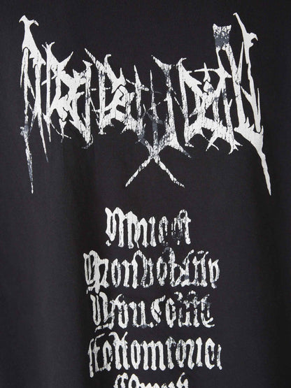 Outlet online Balenciaga Hombre Camiseta Oversized Logo color Negro sku 553-003972 01 - Foto 4