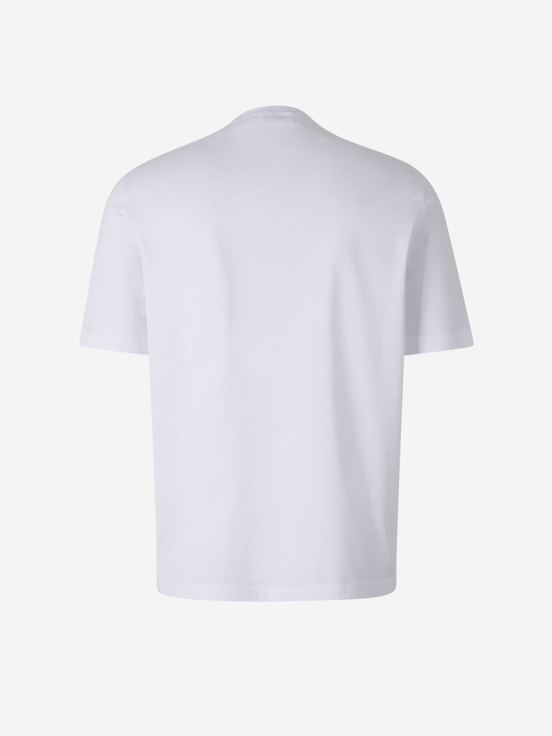 Outlet online Santa Eulalia Hombre Camiseta Lisa Algodón color Blanco sku 553-003979 01 - Foto 2
