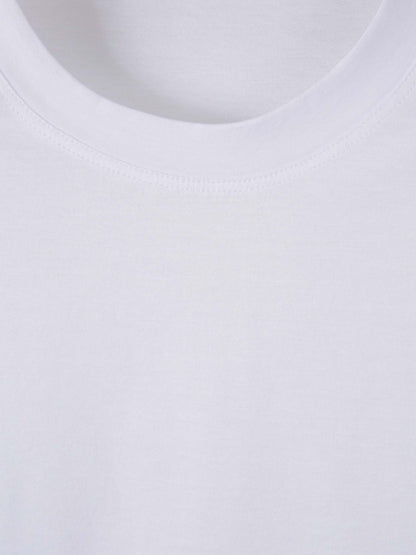 Outlet online Santa Eulalia Hombre Camiseta Lisa Algodón color Blanco sku 553-003979 01 - Foto 3