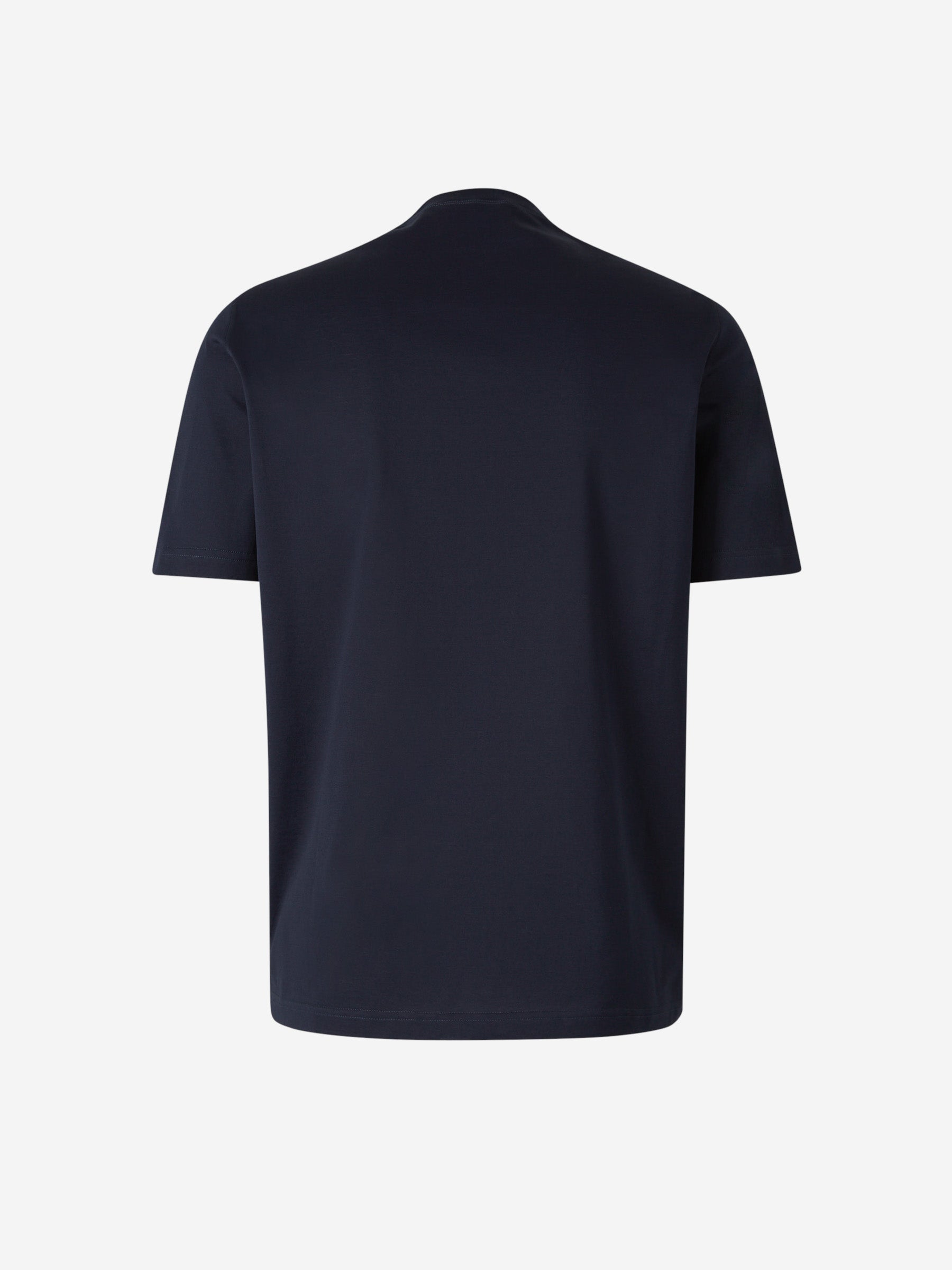 Outlet online Santa Eulalia Hombre Camiseta Lisa Algodón color Azul Denim Oscuro sku 553-003979 02 - Foto 2