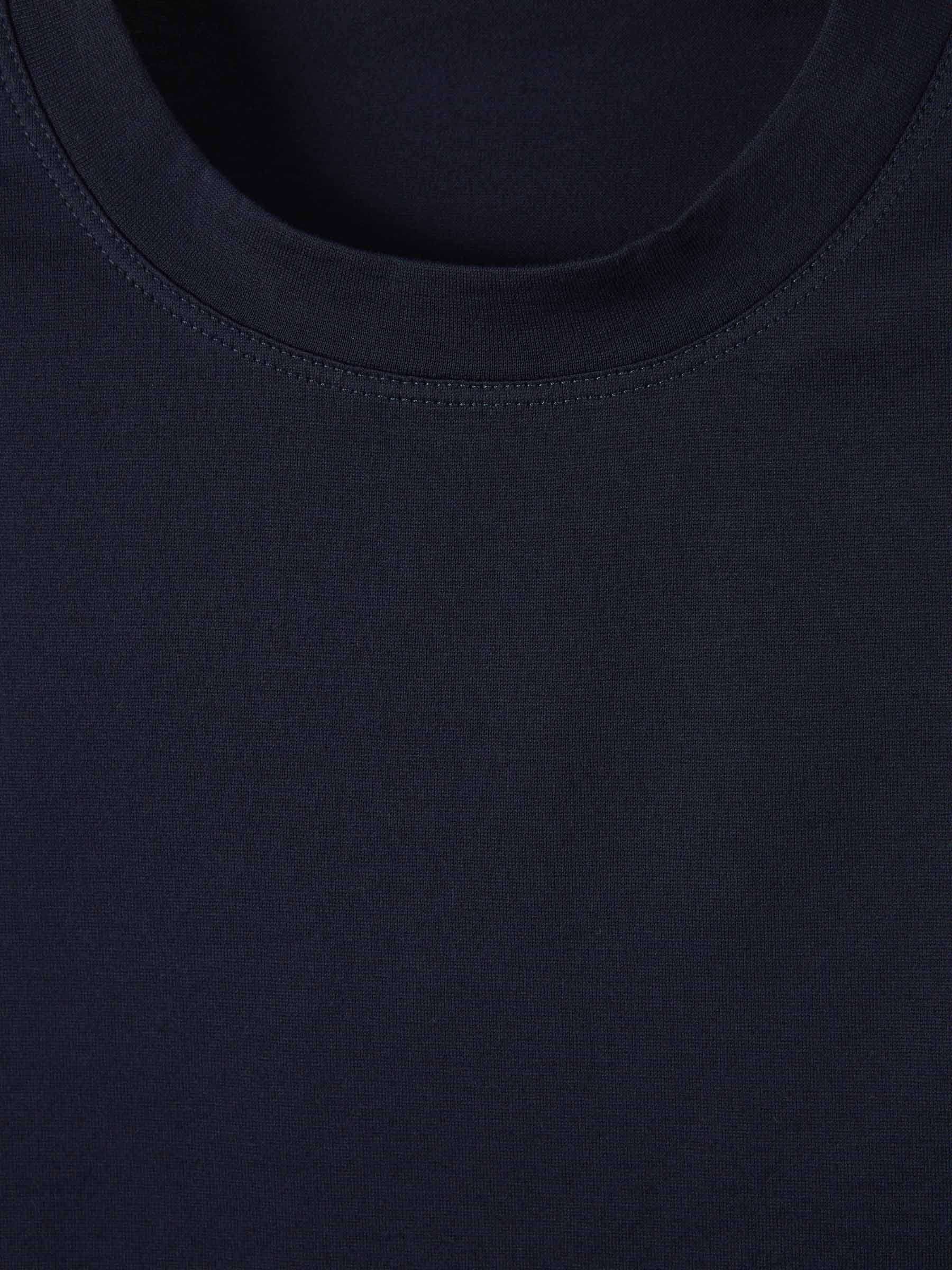 Outlet online Santa Eulalia Hombre Camiseta Lisa Algodón color Azul Denim Oscuro sku 553-003979 02 - Foto 3