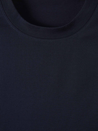 Outlet online Santa Eulalia Hombre Camiseta Lisa Algodón color Azul Denim Oscuro sku 553-003979 02 - Foto 3