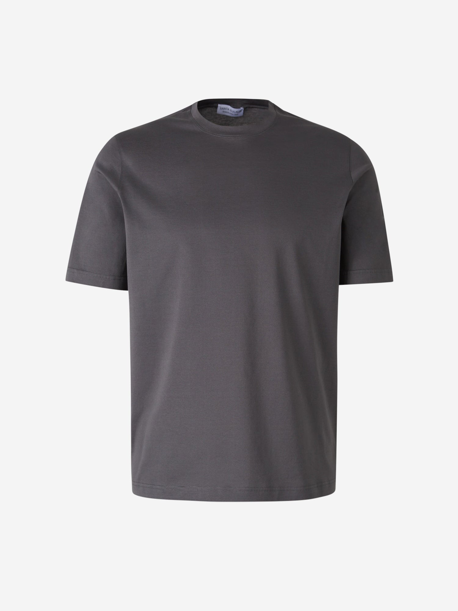 Outlet online Santa Eulalia Hombre Camiseta Lisa Algodón color Gris Antracita sku 553-003979 03 - Foto 1