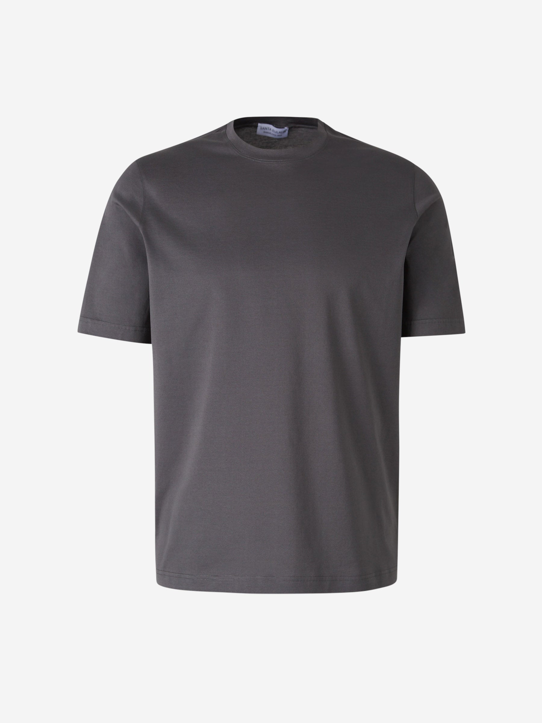 Outlet online Santa Eulalia Hombre Camiseta Lisa Algodón color Gris Antracita sku 553-003979 03 - Foto 1