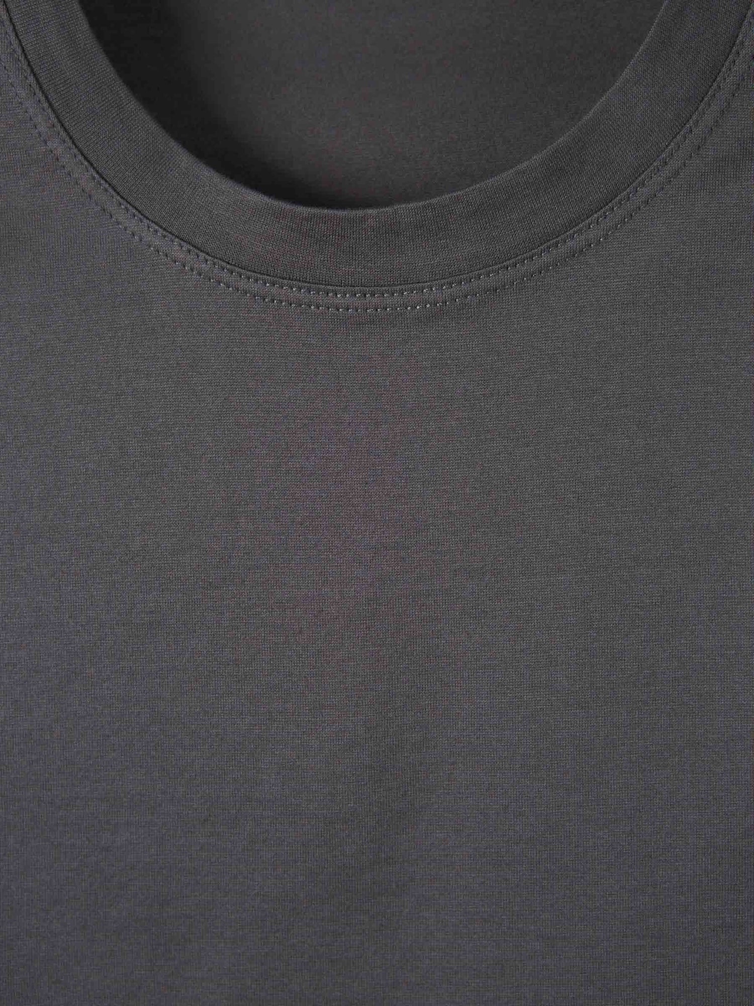 Outlet online Santa Eulalia Hombre Camiseta Lisa Algodón color Gris Antracita sku 553-003979 03 - Foto 3