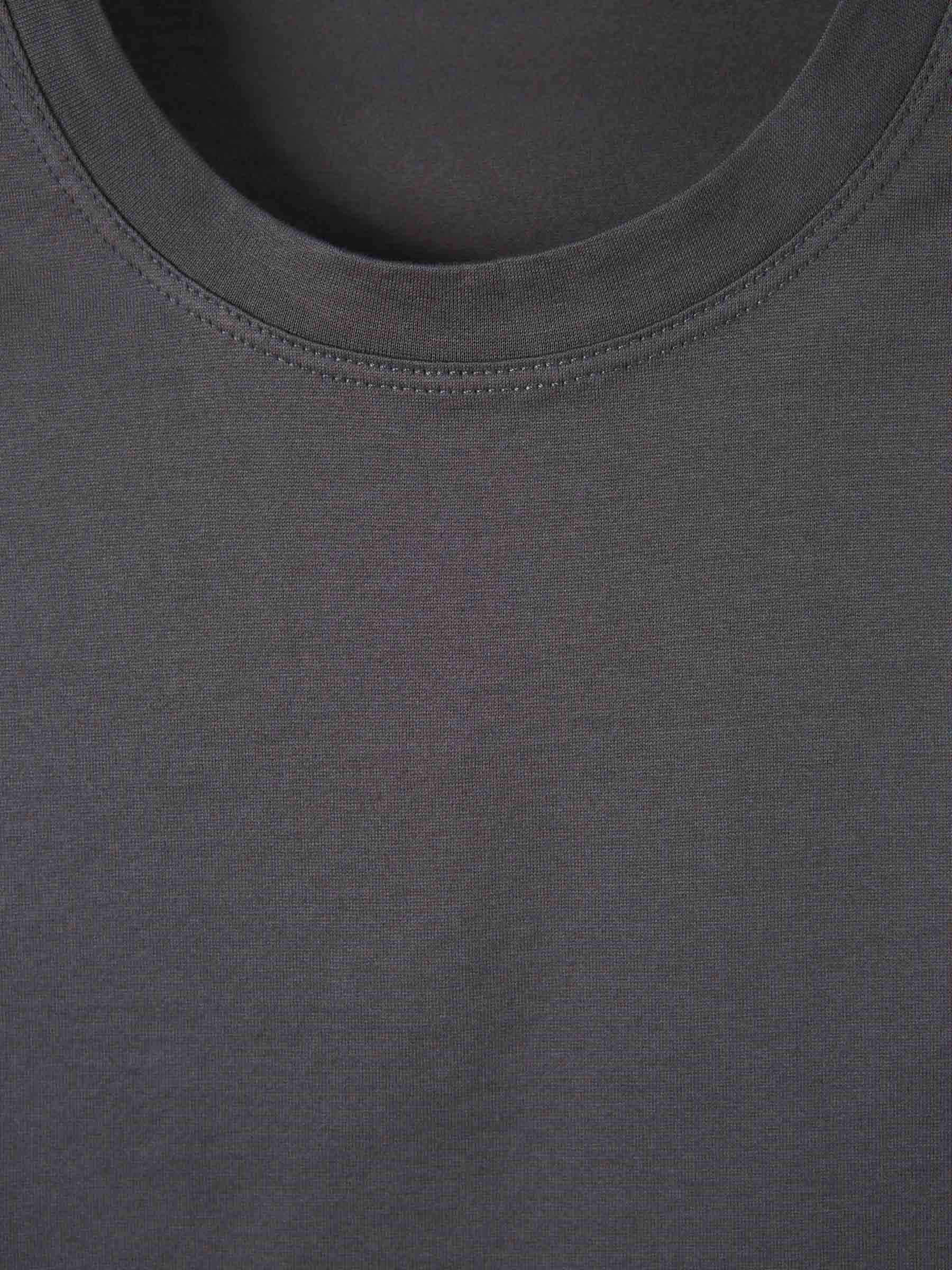 Outlet online Santa Eulalia Hombre Camiseta Lisa Algodón color Gris Antracita sku 553-003979 03 - Foto 3
