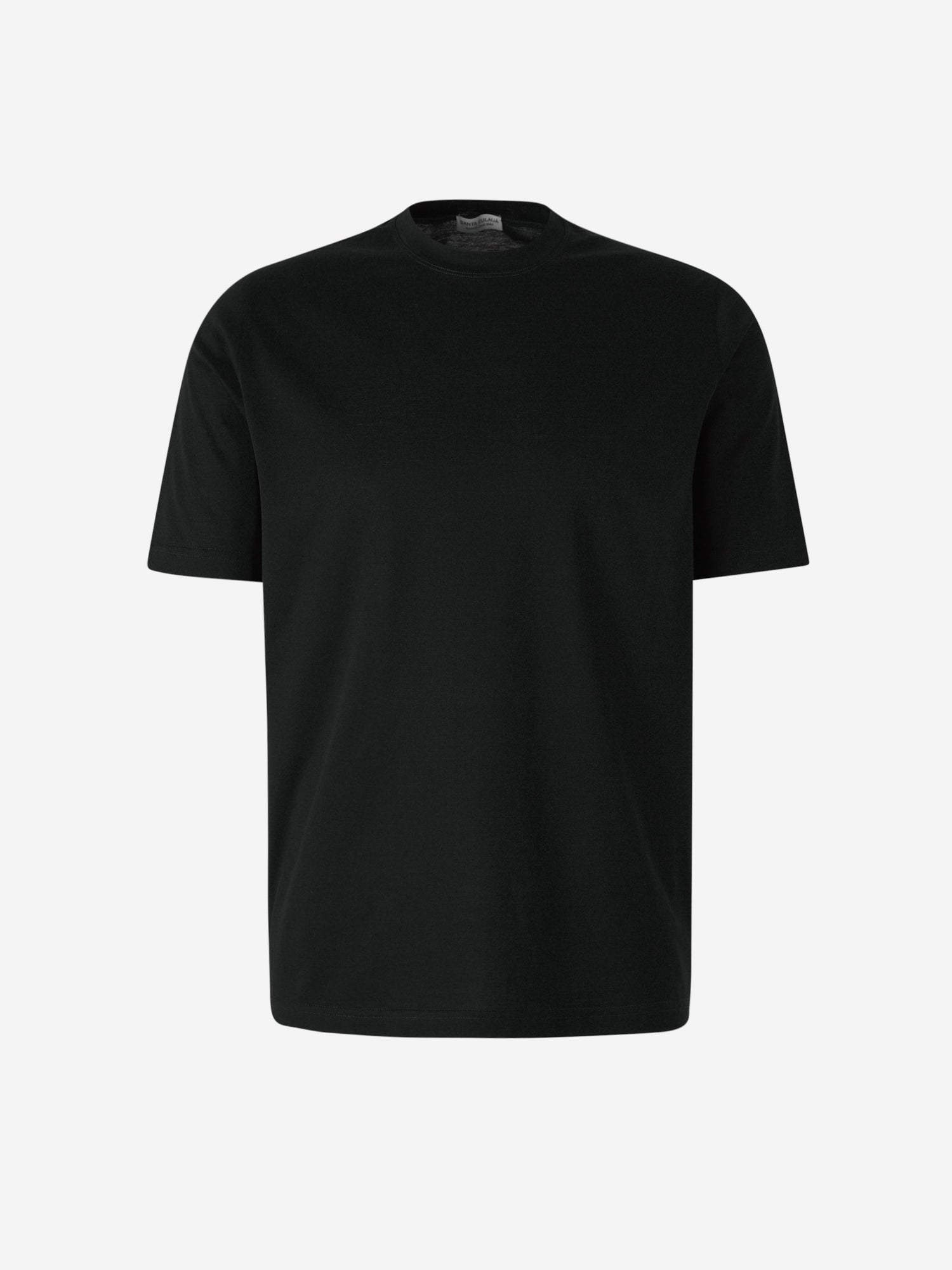 Outlet online Santa Eulalia Hombre Camiseta Lisa Algodón color Negro sku 553-003979 04 - Foto 1