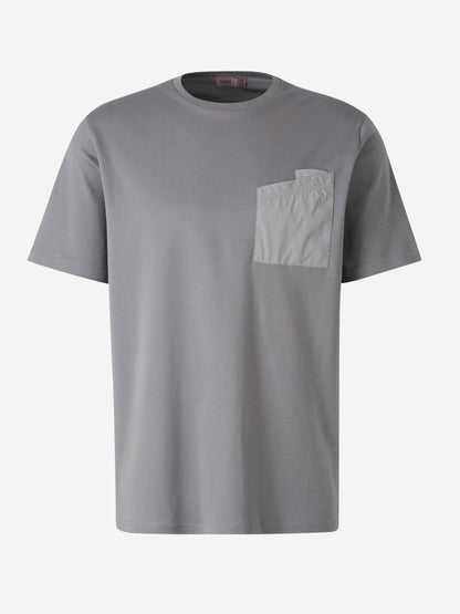 Outlet online Herno Hombre Camiseta Bolsillo Contraste color Gris Antracita sku 553-003981 02 - Foto 1