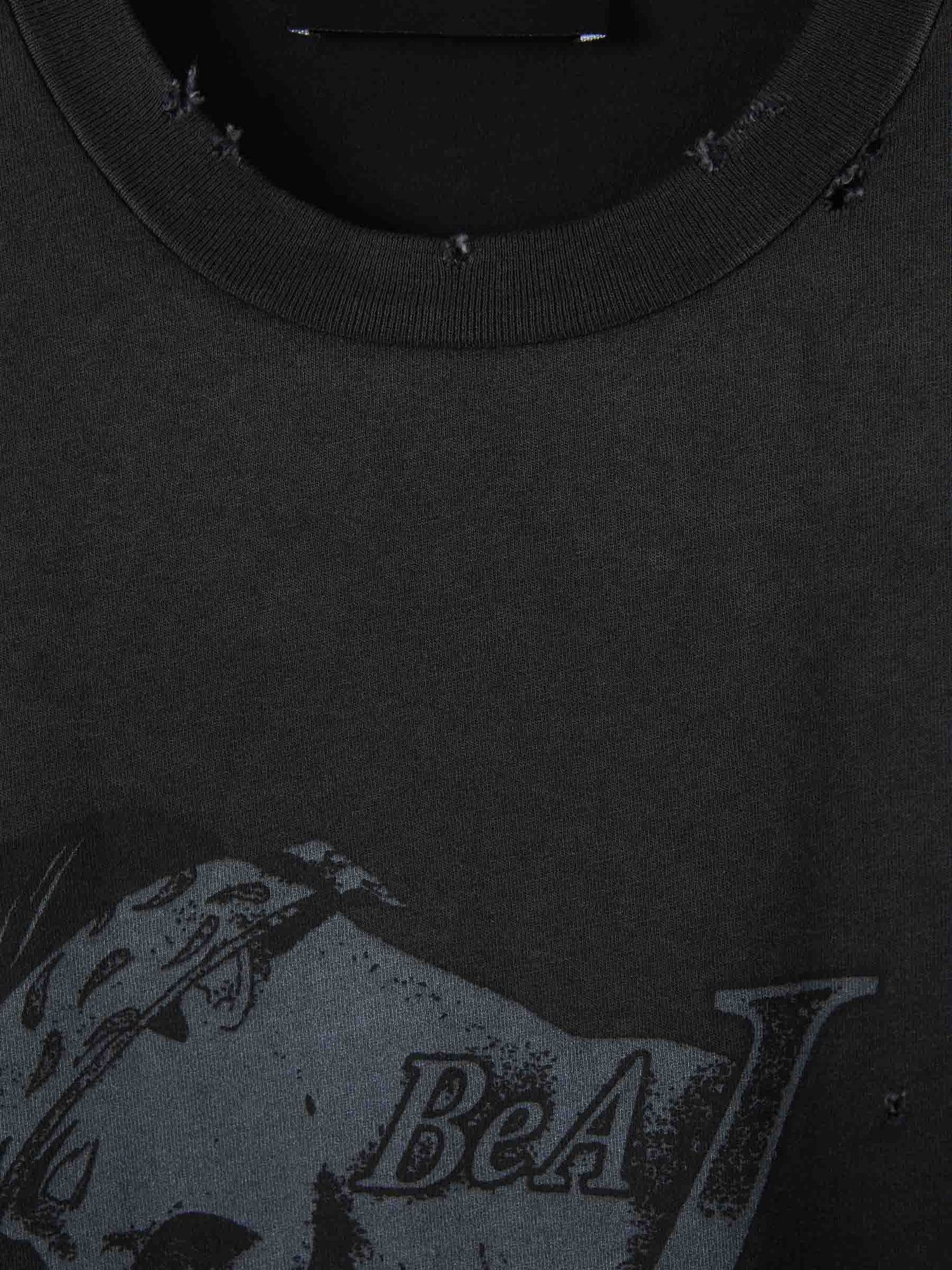 Willy Chavarria Hombre Barcelona Camiseta Estampado Algodón color Negro sku 553-004003 01 - Foto 3