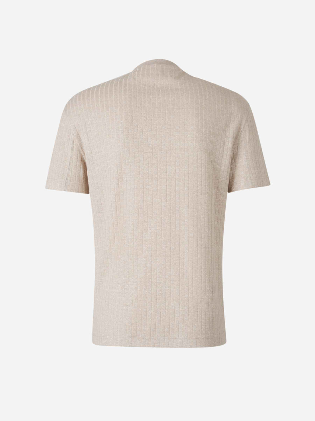Brunello Cucinelli Hombre Barcelona Camiseta Canalé Bolsillo color Nude sku 553-004017 02 - Foto 2