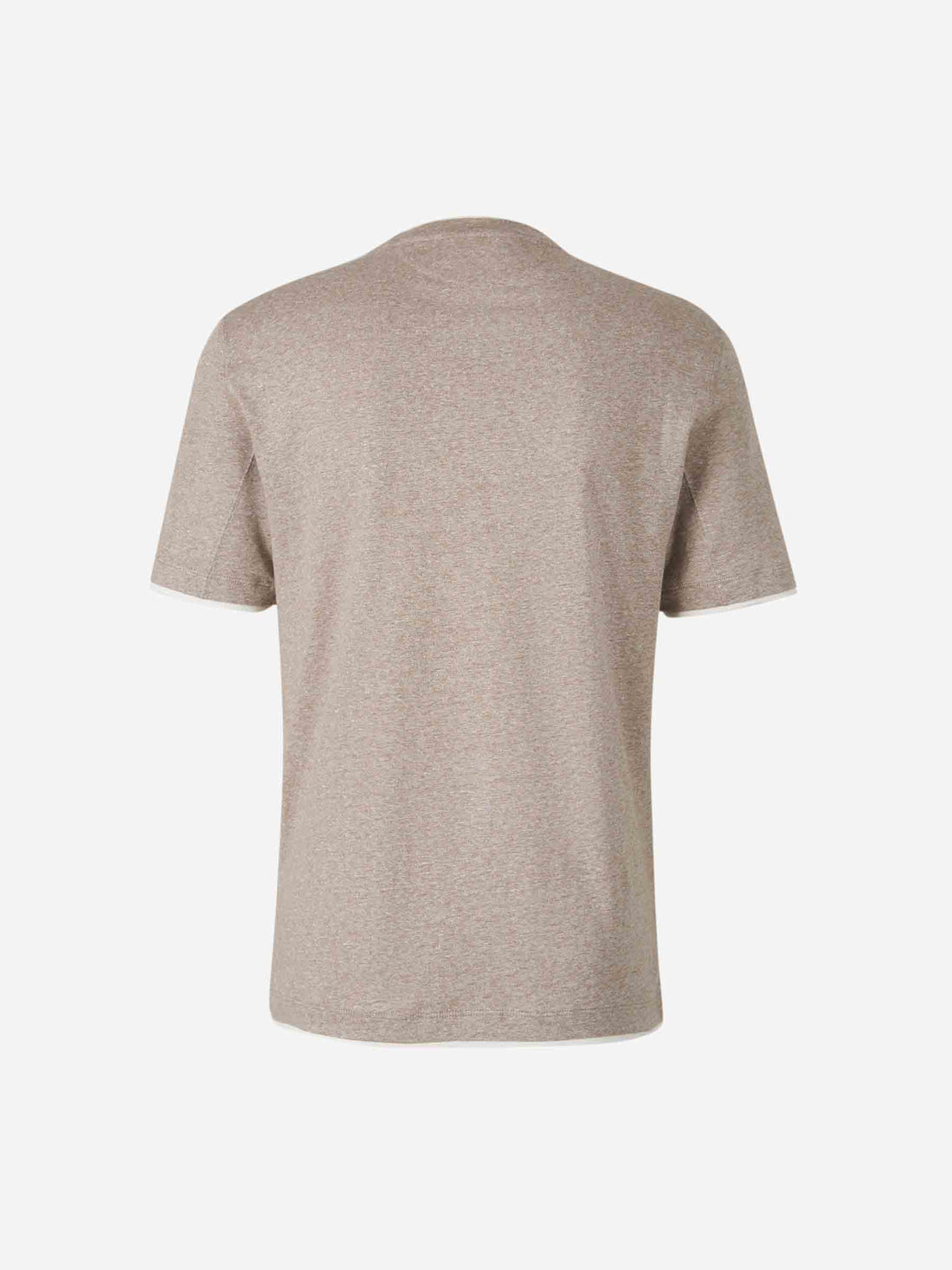 Brunello Cucinelli Hombre Barcelona Camiseta Punto Capas color Marrón sku 553-004018 01 - Foto 2