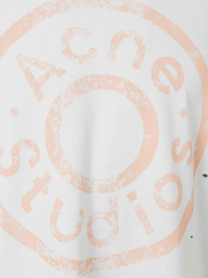 Acne Studios Hombre Barcelona Camiseta Logo Algodón color Verde Menta sku 553-004021 01 - Foto 3