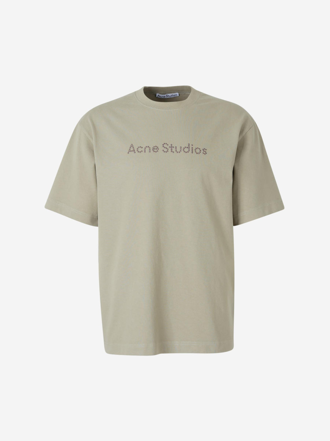 Acne Studios Hombre Barcelona Camiseta Logo Algodón color Verde Lima sku 553-004026 01 - Foto 1