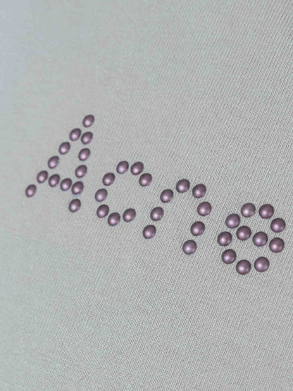 Acne Studios Hombre Barcelona Camiseta Logo Algodón color Verde Lima sku 553-004026 01 - Foto 3