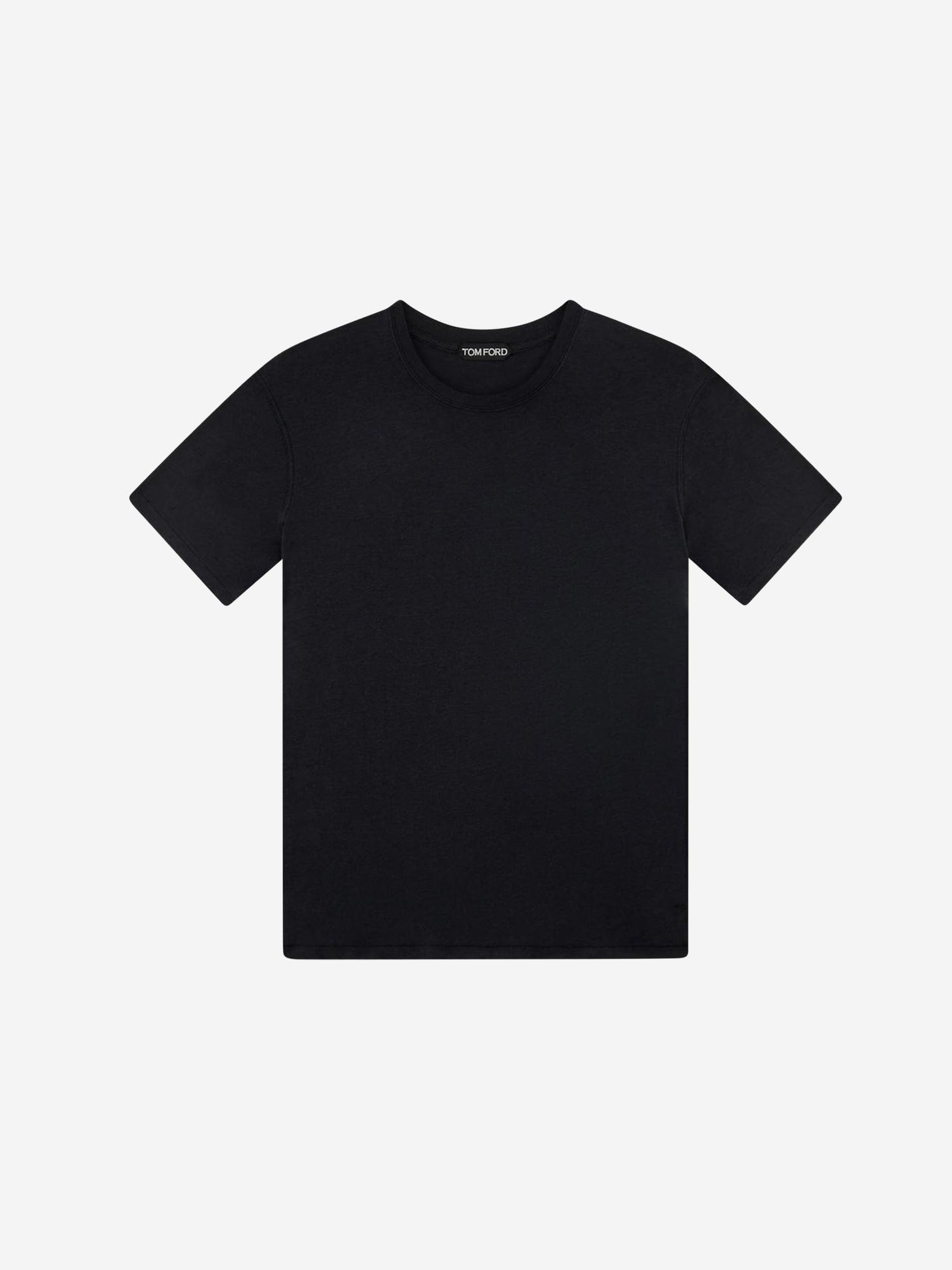 Outlet online Tom Ford Hombre Camiseta Logo Algodón color Negro sku 553-004032 01 - Foto 1