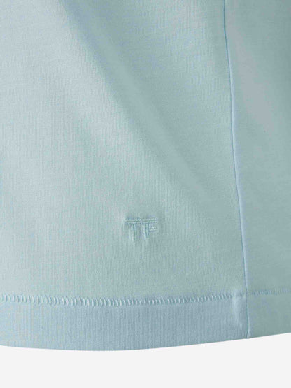 Outlet online Tom Ford Hombre Camiseta Logo Algodón color Azul Celeste sku 553-004032 06 - Foto 4