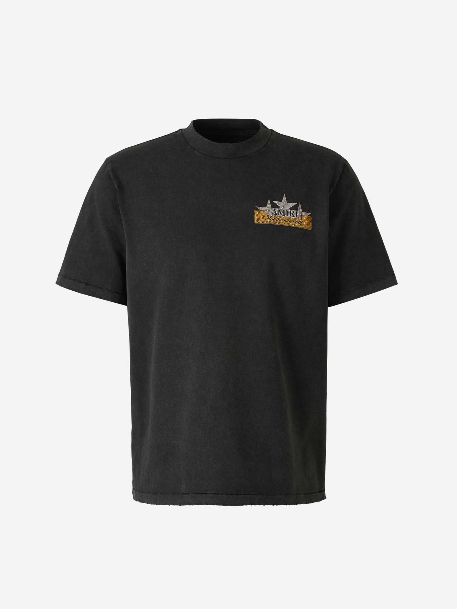 Outlet online Amiri Hombre Camiseta Crystal Star color Negro sku 553-004044 01 - Foto 1
