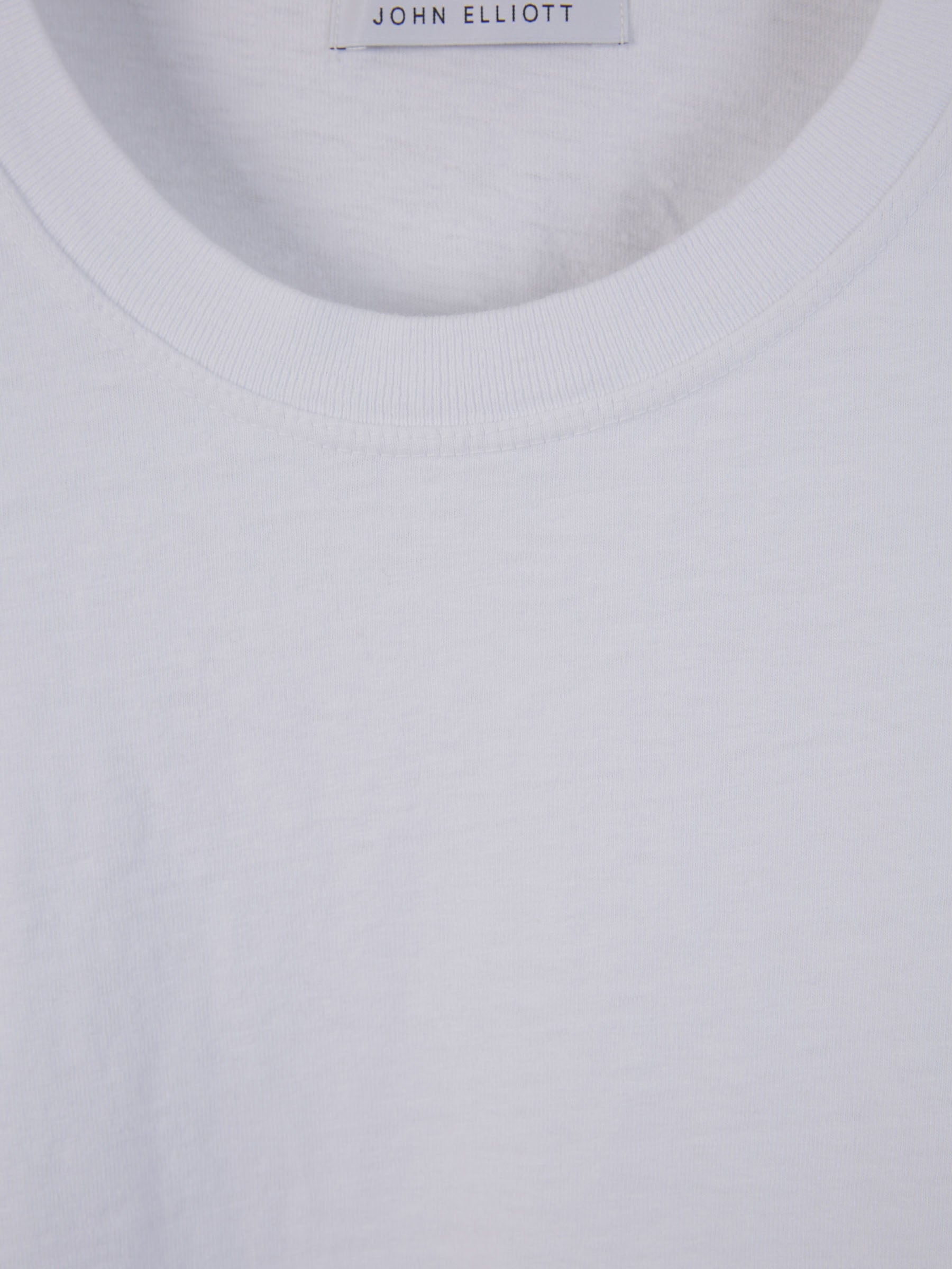 John Elliott Hombre Barcelona Camiseta Algodón Lisa color Blanco sku 553-004054 01 - Foto 3