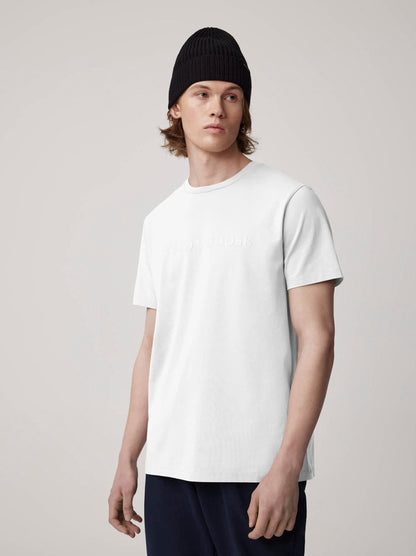 Outlet online Canada Goose Hombre Camiseta Emersen Algodón color Blanco sku 553-004065 02 - Foto 2