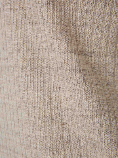 Lardini Hombre Barcelona Camiseta Acanalada Lino color Beige sku 553-004066 02 - Foto 4