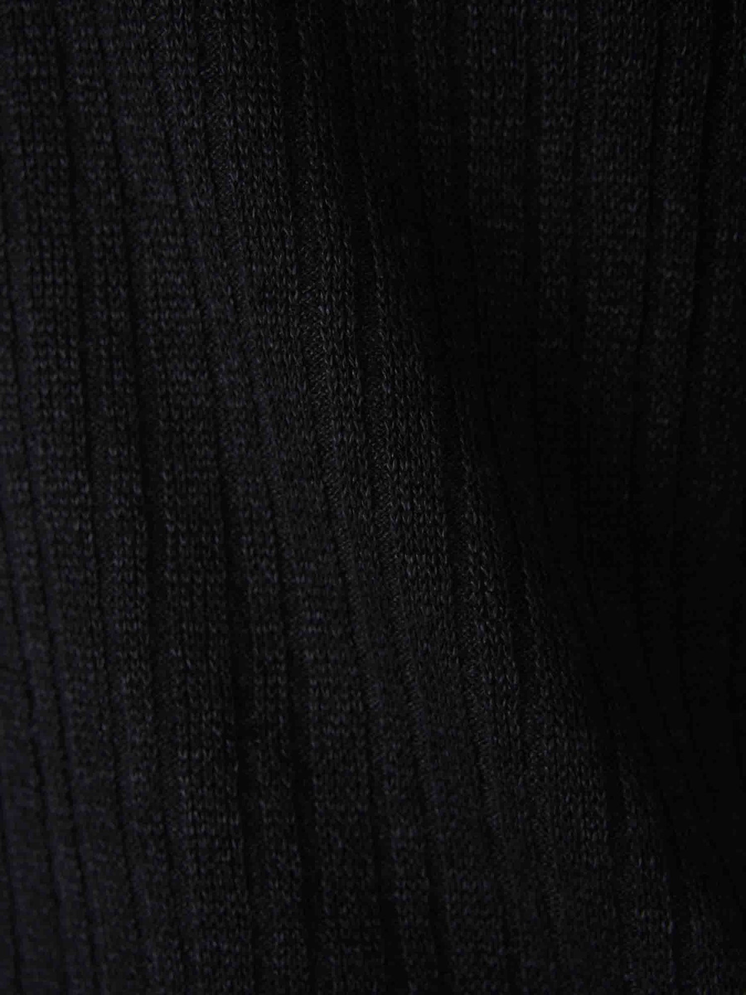 Outlet online Lardini Hombre Camiseta Acanalada Lino color Negro sku 553-004066 03 - Foto 4